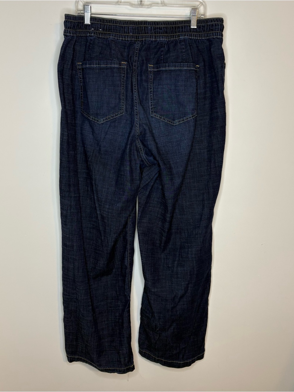 Lane Bryant Dark Blue Drawstring Wide Leg Pants Size 18 - Picture 2 of 7